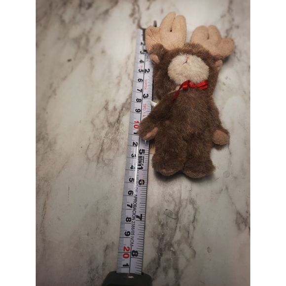 Boyd's Bears Mini Moosekins Christmas Ornament Bear w/Tag - Picture 5 of 5